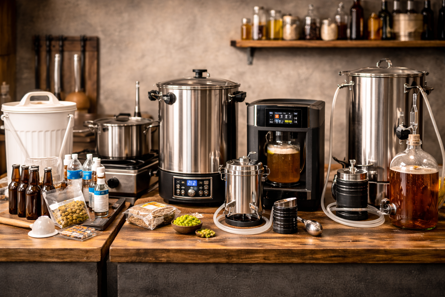 7 Best Home Brewing Systems That Actually Fit Your Brew Style 3 Realistic home brewing systems for different brewer types including a beginner kit and two all-in-one electric brewers