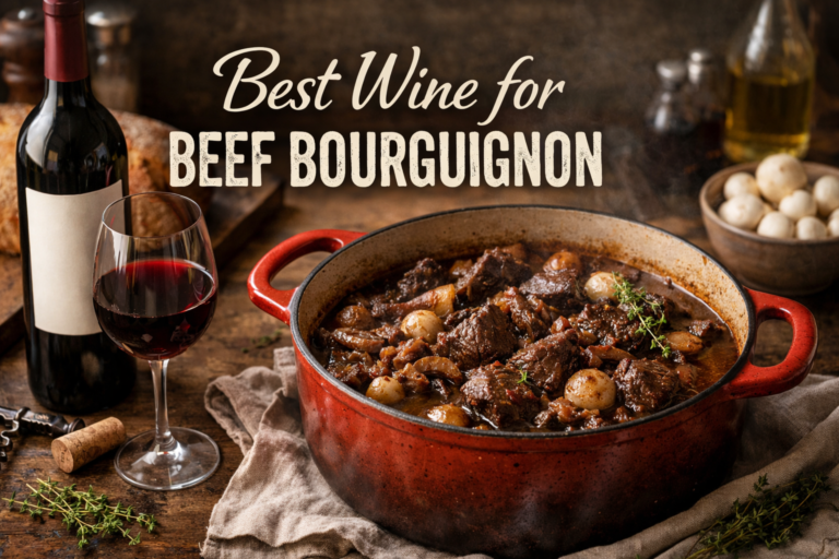 best wine for beef bourguignon