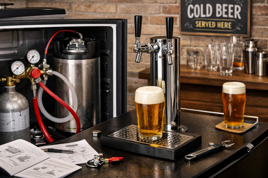 how to set up a kegerator