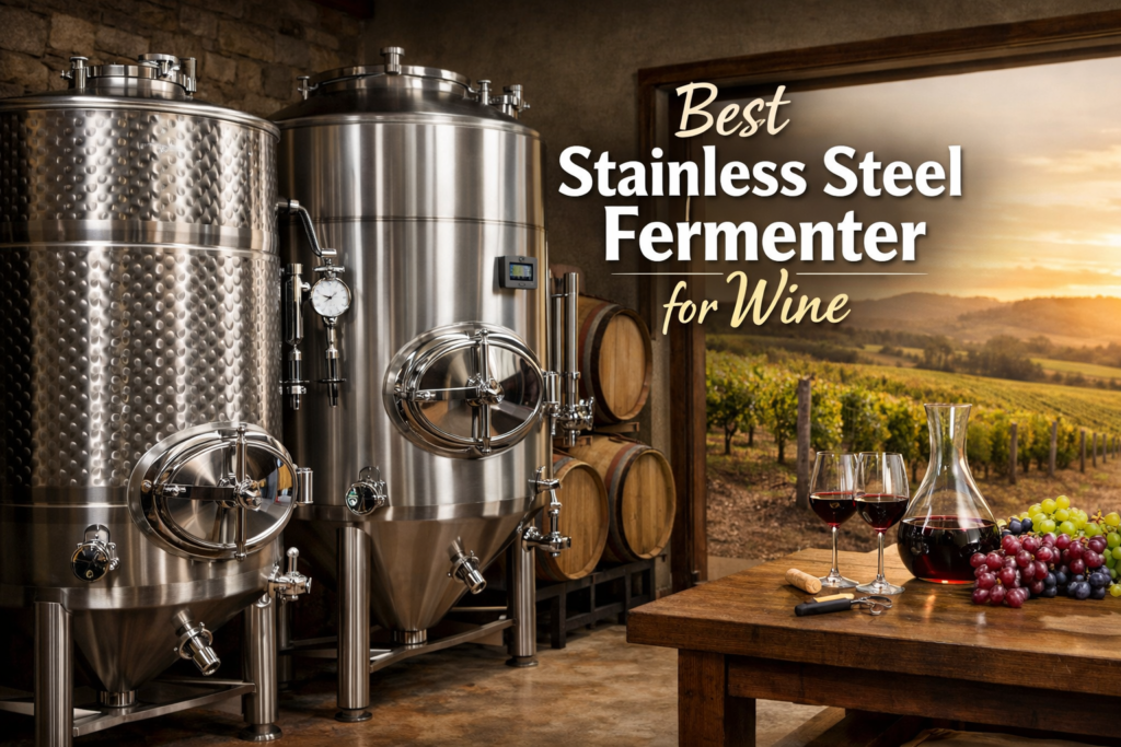 best stainless steel fermenter for wine