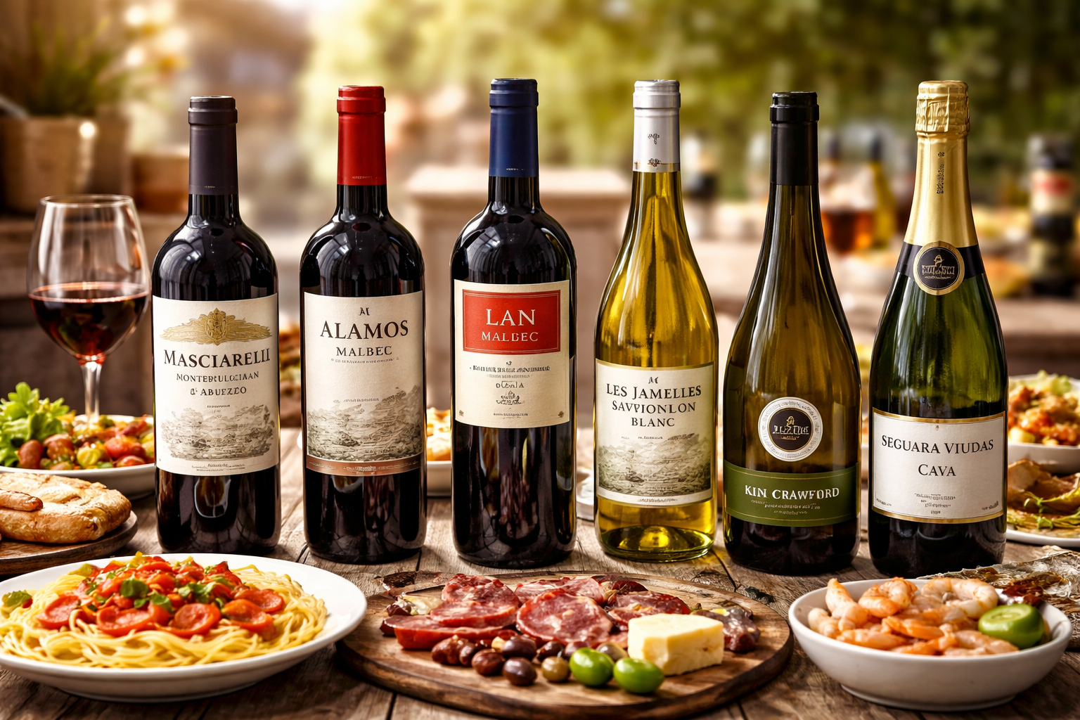 Best Wine for Your Buck: 9 Smart Bottles and Buying Rules 2 Three recommended value wine bottles arranged together on a table for easy visual comparison