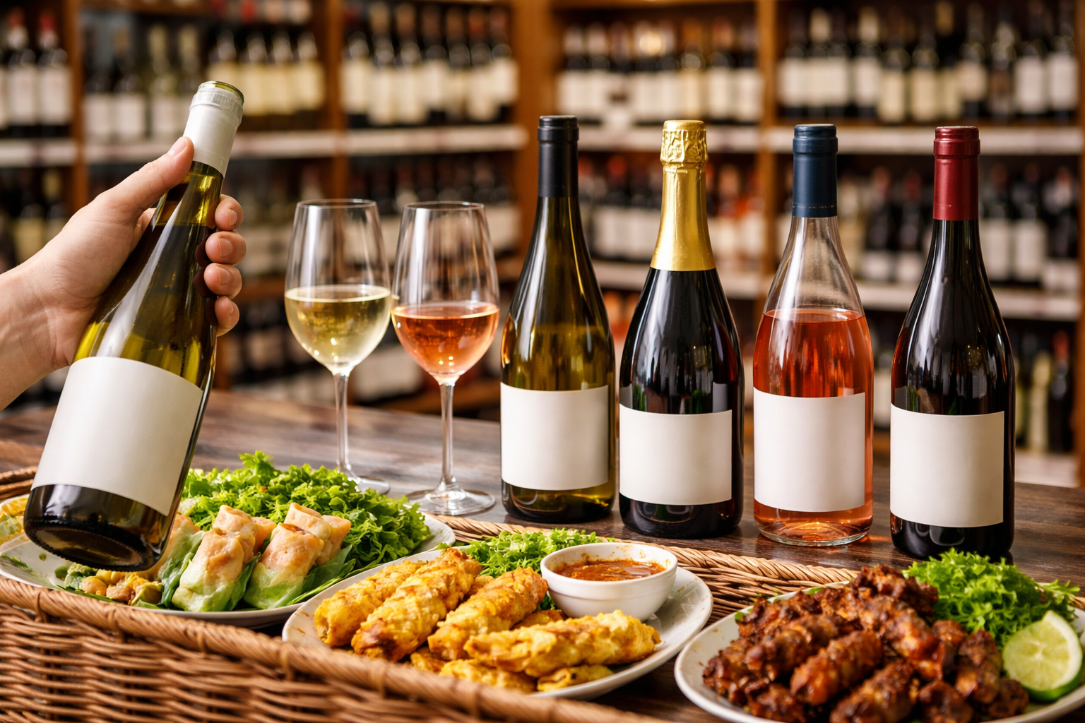 Best Wine for Vietnamese Food: 7 Smart Pairings That Work 4 Quick wine pairing decision guide for Vietnamese food with white, sparkling, rose, and red options