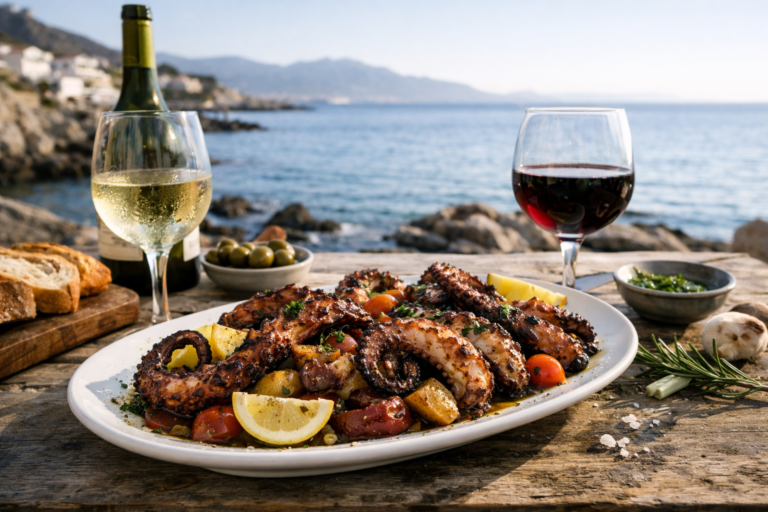 Home 55 best wine for octopus